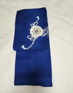 青　ロイヤルブルー　訪問着 アンティーク！　リメイクにも！