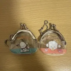 「サンリオキャラクターズ がまぐちキーホルダー」こぎみゅん　ポチャッコ