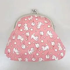 がま口ハンドメイドポーチ　小銭入れ