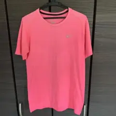 NIKE DRI-FIT ピンク Tシャツ L