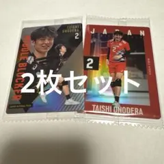 バレーボール　男子日本代表　ウエハース　カード　小野寺選手　2枚セット