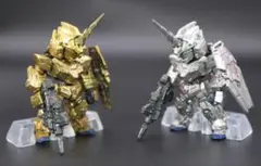 ガンダムコンバージ　ガンダムユニコーン シルバー&ゴールド　リペイント 2体 2026年最新】ガンダムコンバージ 塗装の人気アイテム - メルカリ