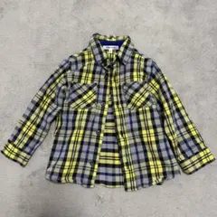 GLOBAL WORK チェック柄長袖シャツ S