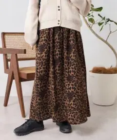 FREAK’S STORE レオパードボリュームスカート