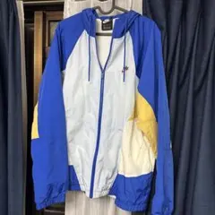 Nike ナイロンジャケット L 青/白/黄