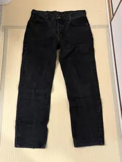 Leeブラックデニムパンツ