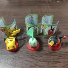 ポケモン チョコエッグ ピカチュウ チコリータ ポカブ