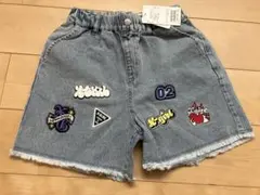 X-girl Stages MIXロゴデニムショートパンツ