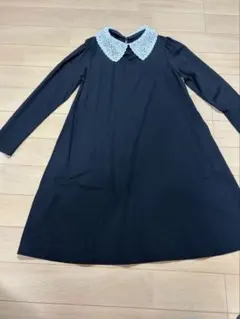 COMME CA ISM ブラックワンピース 160A