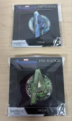 MARVEL ピンバッジ セット。