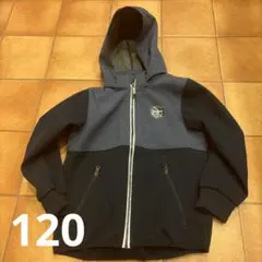 防風、撥水ジャケット ネイビー グレー H&M 男児　120