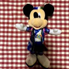 ディズニー　夏祭り　ミッキー　ぬいぐるみバッジ
