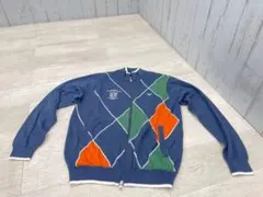 美品 Callaway フルジップ ニットブルゾン LLサイズ ゴルフウェア
