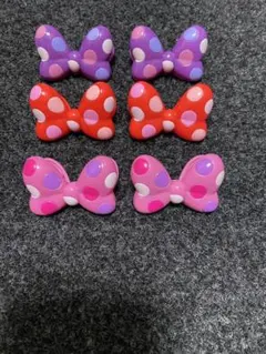 東京ディズニーリゾート　ミニーマウス　リボン　クリップ　当時品