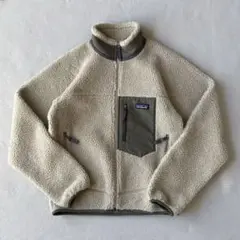 Patagonia フリース ボアジャケット レトロX メンズ XS アイボリー