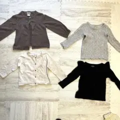 ZARA カーディガン トップス ロンT まとめ売り シンプル 黒 グレー 白