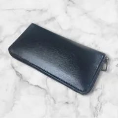 Men's Wallet, Long Wallet, Large Capacity, Men's Wallet with Zipper, PU Leather, Black