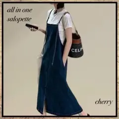 サロペット デニム サロペットスカート カジュアル レディース オーバーオール