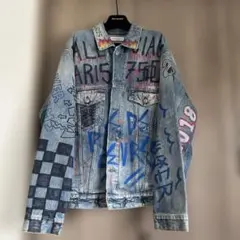 BALENCIAGA グラフィティデニムジャケット34のサムネイル
