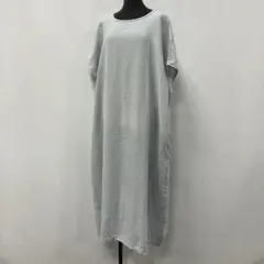 サマンサモスモス/SM2/バックレースアップ リネンワンピース/後ろ編み上げ/麻