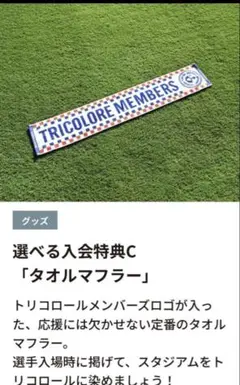 横浜Fマリノス タオルマフラー ファンクラブ特典