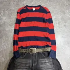 archive GAP 00s サーマル　ボーダー　ロンT 古着