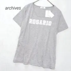【タグ付き美品】アルシーヴ レディース 半袖 Tシャツ カットソー グレー