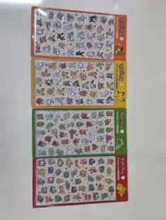 韓国公式ライセンス品 ポケモン 立体シール4枚セット