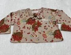 可憐♡ 美品 ピンクハウス アルパカ混立体フラワーモチーフカーディガン 紺系 F 可憐♡ 美品 ピンクハウス アルパカ混立体フラワーモチーフ
