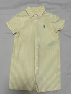 Ralph Lauren ストライプロンパース 12M 80cm