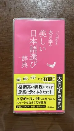 大きな字の美しい日本語選び辞典