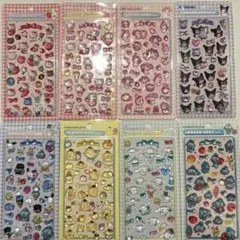 サンリオ ボンボンドロップシール　8枚コンプリートセット