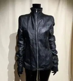 【美品】 EKAM スタンドカラー レザージャケット ブラック 羊革 S 美品】 EKAM スタンドカラー レザージャケット ブラック 羊革 S - メルカリ