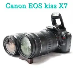 【ゆん様専用】★Canon EOS kiss X7★ダブルレンズ 一眼レフ