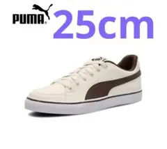 プーマ　PUMA スニーカー ホワイト/ブラウン 25cm レディース