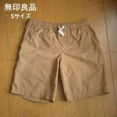 無印良品 洗いざらしブロードイージーショートパンツ ブラウン Sのサムネイル