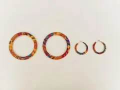 n008 kazuri E-002 アフリカ生産品 ピアス アフリカンジュエリー 