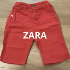 ZARA BOYS ハーフパンツ レッド 116cm