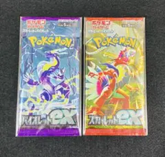 ポケモンカード バイオレットex スカーレットex 各1パック