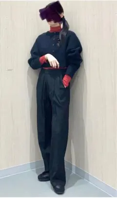 パフニット2ピースカーディガン　GU