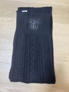 LAUREN RALPH LAUREN ニットマフラー ブラックのサムネイル