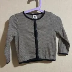 ストライプ カーディガン 24m/86cm