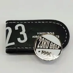 23区ゴルフ ゴルフマーカー クリップマーカー 黒 未使用 自宅保管品のサムネイル