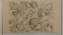 進撃の巨人　DVD 特典　ポストカード　イラストカード　4