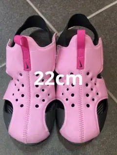ナイキ 水陸両用 22cm ピンク　サンダル　キッズ　サンレイプロテクト