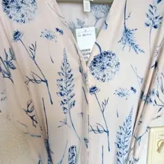 新品未使用　タグ付き　H&M 　ボタニカル柄ワンピース XSサイズ