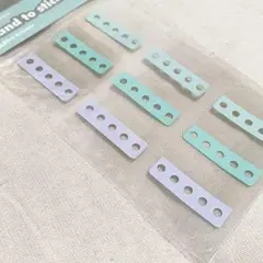 구멍 보강 클립 테이프에 붙이기만 하면 학습할 수 있습니다.
