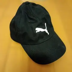 【新品】PUMA プーマ キッズ 子ども キャップ帽子 黒ブラックのサムネイル