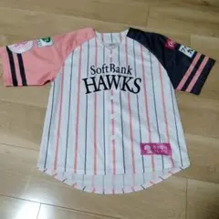 福岡ソフトバンクホークス ユニフォーム ピンクストライプ