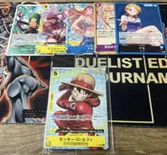 ワンピースカードゲーム 交流会 プロモ ナミ ボニー ゾロ ルフィ 1枚ずつ